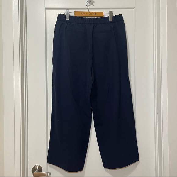 TALBOTS - Tie String - Navy Blue Pant - Trousers - Women’s L - Picture 9 of 13